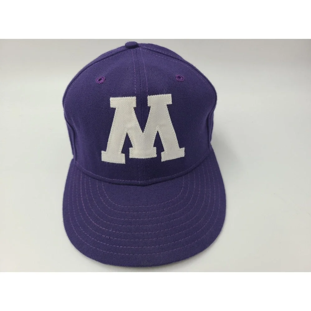 Vintage Minnesota Golden Gophers New Era Pro Model Fitted 7 3/8 Hat Cap Wool Men